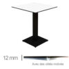 Horeca-Tafel-Compact-Wit-69x69-Cm-Met-Onderstel-12mm-FR