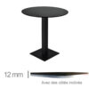 Horeca-Tafel-Rond-Compact-Zwart-69Cm-Met-Onderstel-12mm-FR