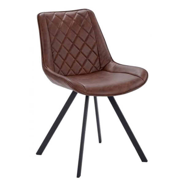Horeca Stoel - Tes Diamond - Vintage Mat Bruin