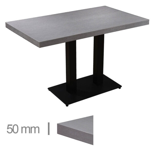 Horeca-Tafel-Dublin-Grijs-70x120-Cm-Met-Onderstel-50mm