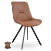 Horeca-Stoel-CARMEN-Camel-Kunstleer