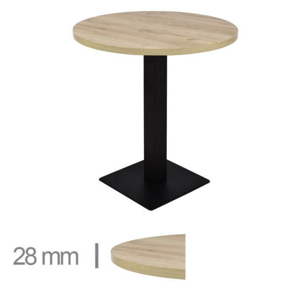 Horeca-Tafel-Rond-Madrid-K2-60-Cm-Met-Onderstel-B-339