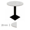 Horeca-Tafel-Rond-Madrid-K1-R60-Cm-Met-Onderstel-28mm