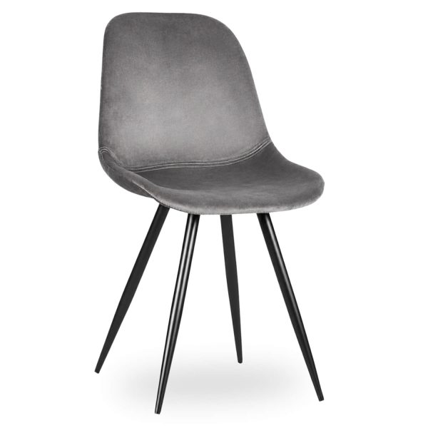 Horeca-Stoel-CARA-Grijs-VelvetFluweel