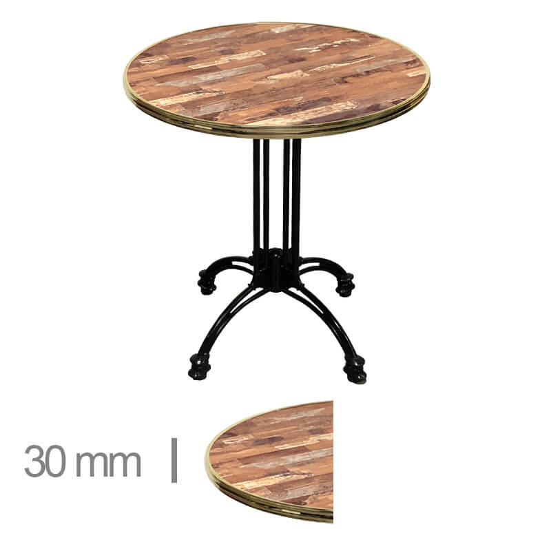 Horeca-Terras-Tafel-Rond-Met-Ring-Werzalit-Maracaibo-60-Cm-30-mm