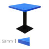 Horeca-Tafel-Dublin-Blauw-60×60-Cm-Met-Onderstel