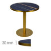 Horeca-Tafel-Rond-Faux-Marmer-Amber-60-Cm-Met-Onderstel-B-320-GOLD