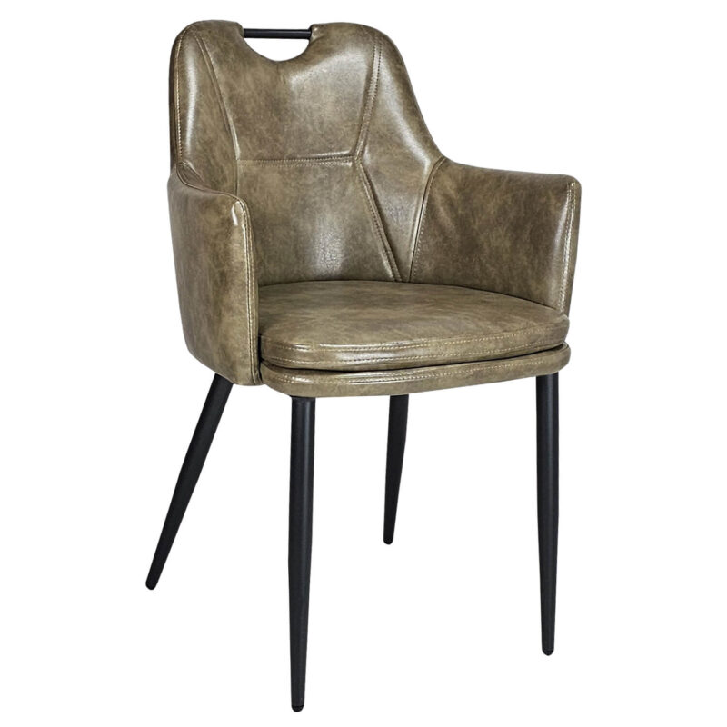 Horeca-Armstoel-Victoria-Vintage-Olijf-1