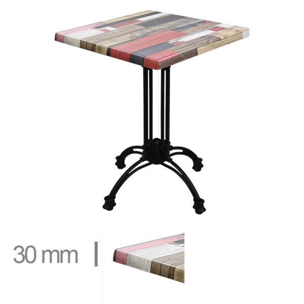 Horeca-Terrastafel-Werzalit-DE-Kbana-Rouge-70x70-Cm-A-442