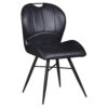 Horeca-Stoel-ELITE-Zwart-Vintage-Kunstleer