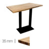 Horeca-Boom-Tafel-Acacia-75×120-Cm-Met-Stalen-Onderstel-B-341H-1