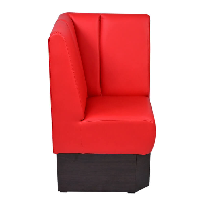 Horeca-Eetbank-Safran-Hoekstuk-Rood