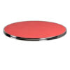 Horeca-Tafelblad-Rond-Met-Chroom-Rand-Werzalit-Rood-R60-Cm-Dik-Red-108