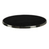 Horeca-Tafelblad-Rond-Met-Chroom-Rand-Werzalit-Zwart-R60-3-Cm-Dik-111