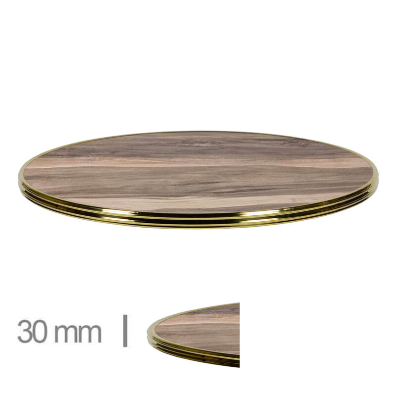 Horeca-Tafelblad-Rond-Met-Messing-Rand-Werzalit-Indian-Wood-3-Cm-Dik-222