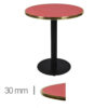 Horeca-Terrastafel-Rond-Met-Messing-Rand-Werzalit-Rood-60-Cm-108-B-320