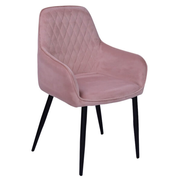 Horeca-Armstoel-Velvet-Fluweel-Luxor-Roze-1
