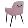 Horeca-Armstoel-Velvet-Fluweel-Luxor-Roze-2