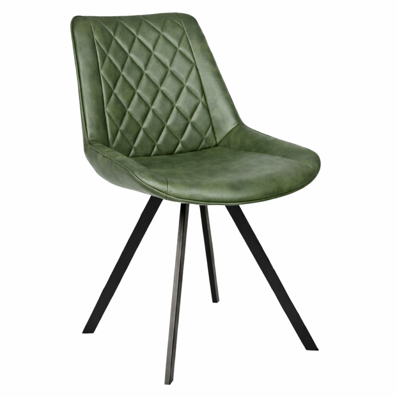 Horeca-Stoel-Tes-Diamond-Olijf-Pu