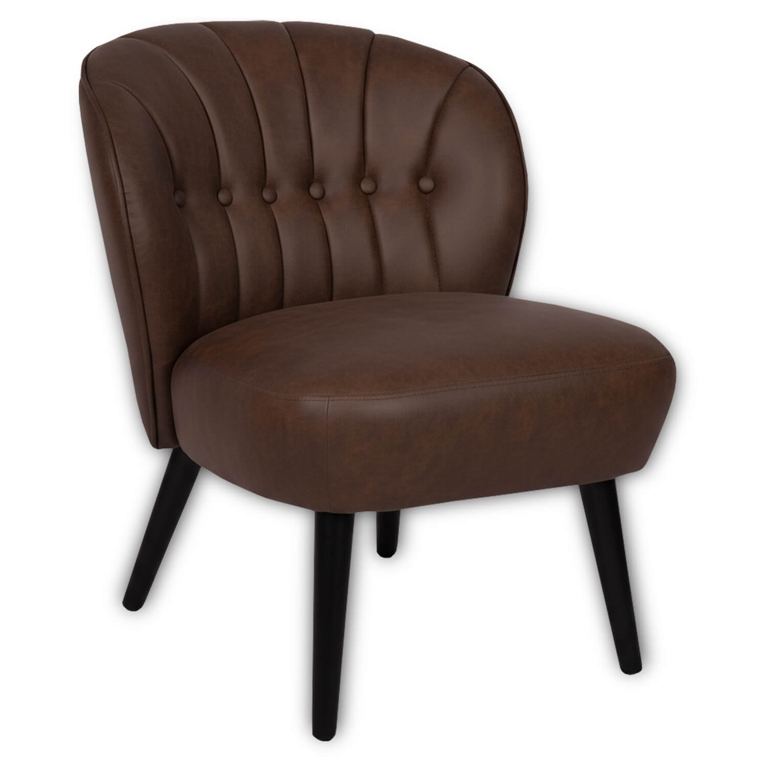 Horeca-Lounge-Zetel-BELLINI-Microvezel-Bruin