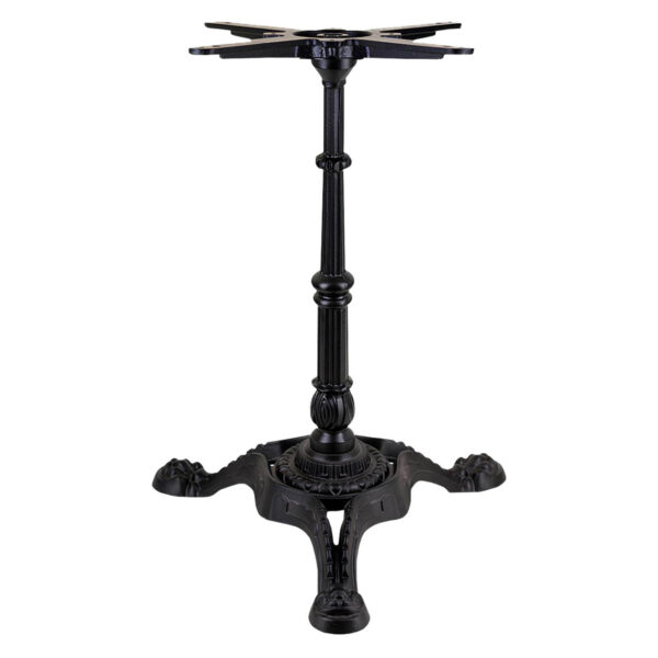 Horeca-Tafelonderstel-Gietijzer-45x45-Hoogte-72-Cm-Zwart-CE143