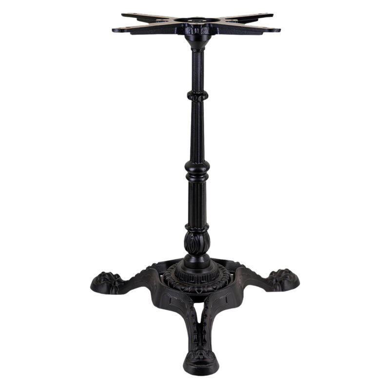 Horeca-Tafelonderstel-Gietijzer-45x45-Hoogte-72-Cm-Zwart-CE143