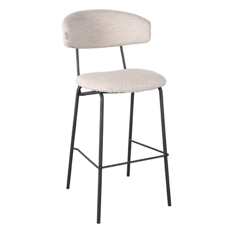 Horeca-Metalen-Barstoel-ZADIG-Naturel-Vintage-Boucle-ZH80