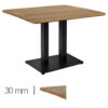 Horeca-Mangohout-Tafel-Met-Onderstel-70x120cm-B-341