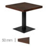 Horeca-Mangohout-Tafel-Met-Onderstel-70x70-cm-mocca