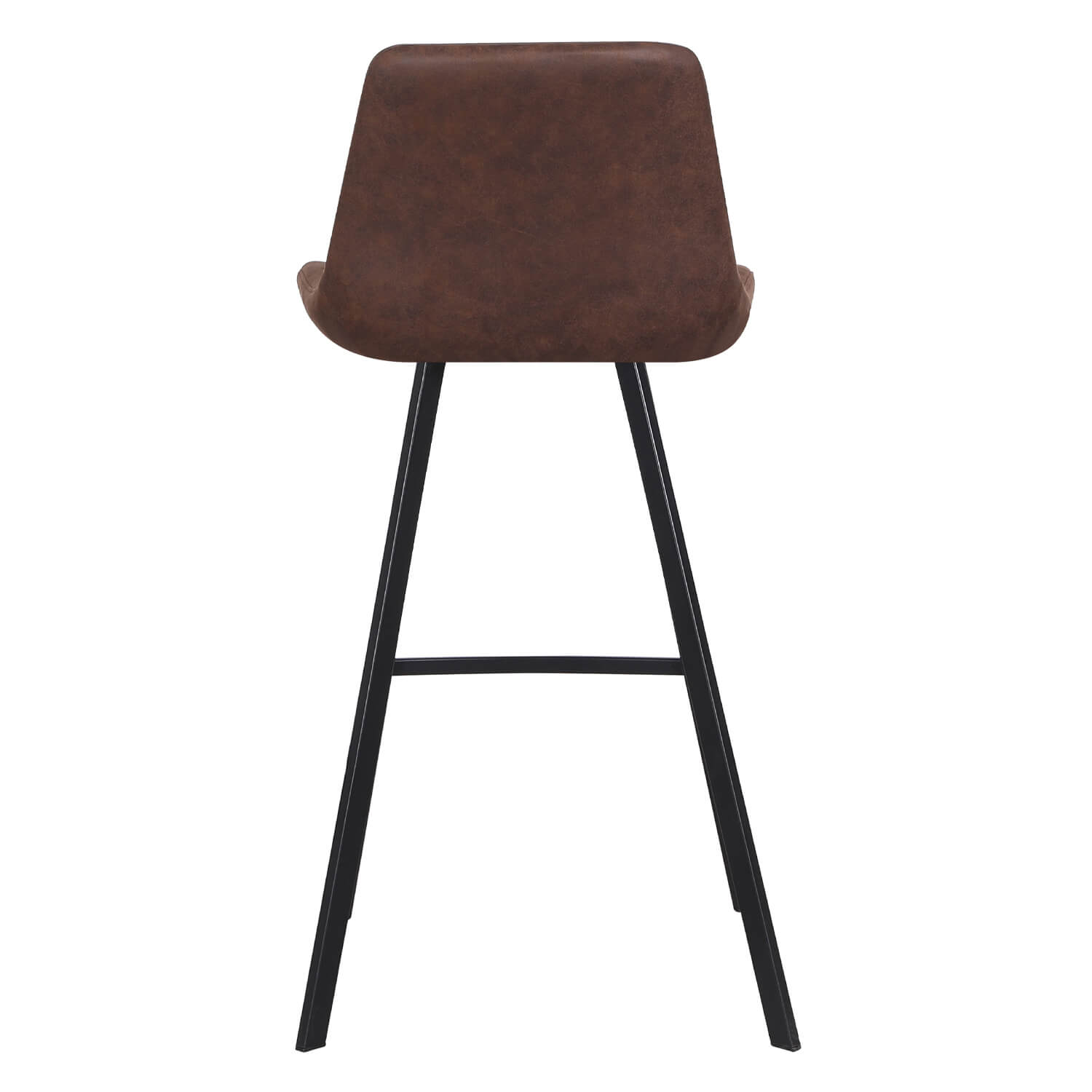 Horeca-Metalen-Barstoel-LUCIANO-Bruin-Microvezel-A Horeca-Metalen-Barstoel-LUCIANO-Bruin-Microvezel-A