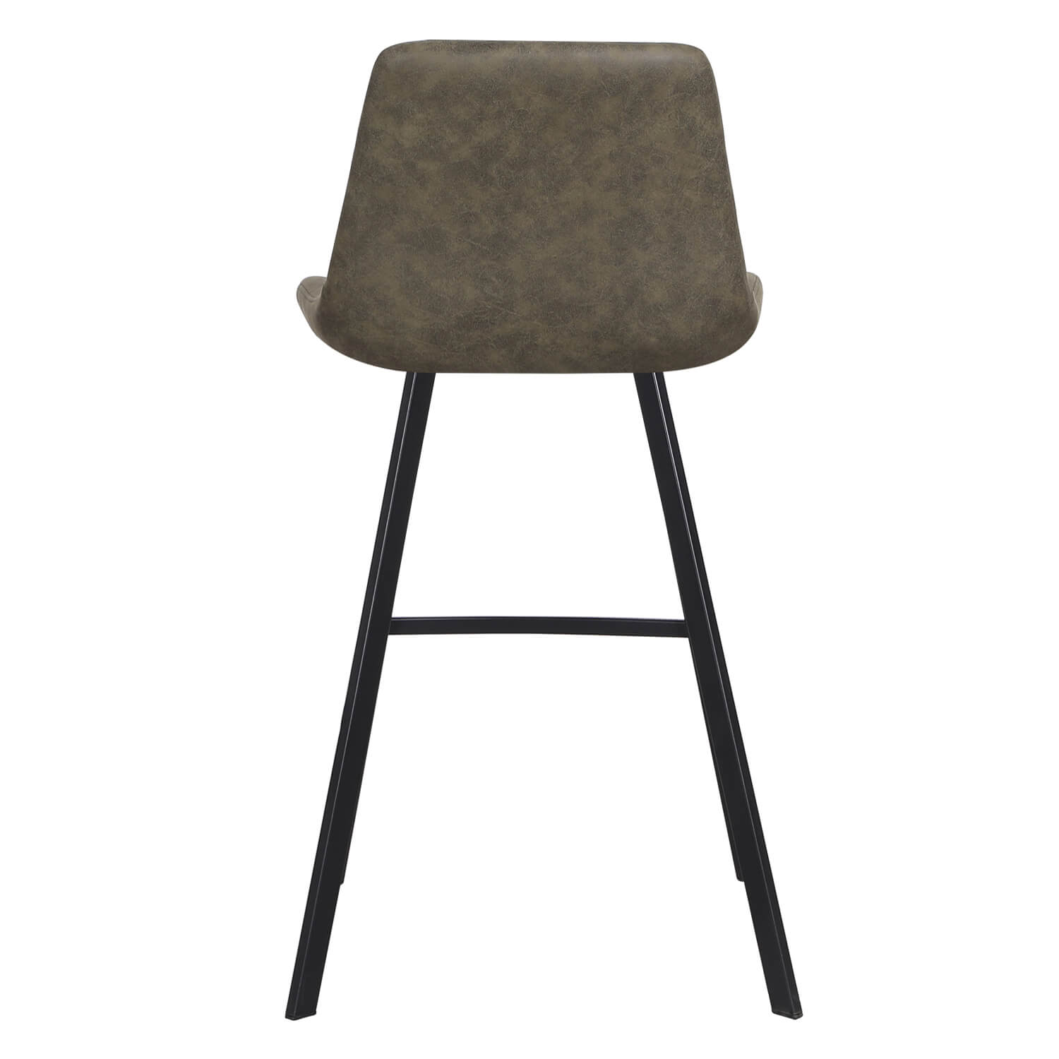 Horeca-Metalen-Barstoel-LUCIANO-Olijf-Microvezel-A Horeca-Metalen-Barstoel-LUCIANO-Olijf-Microvezel-A