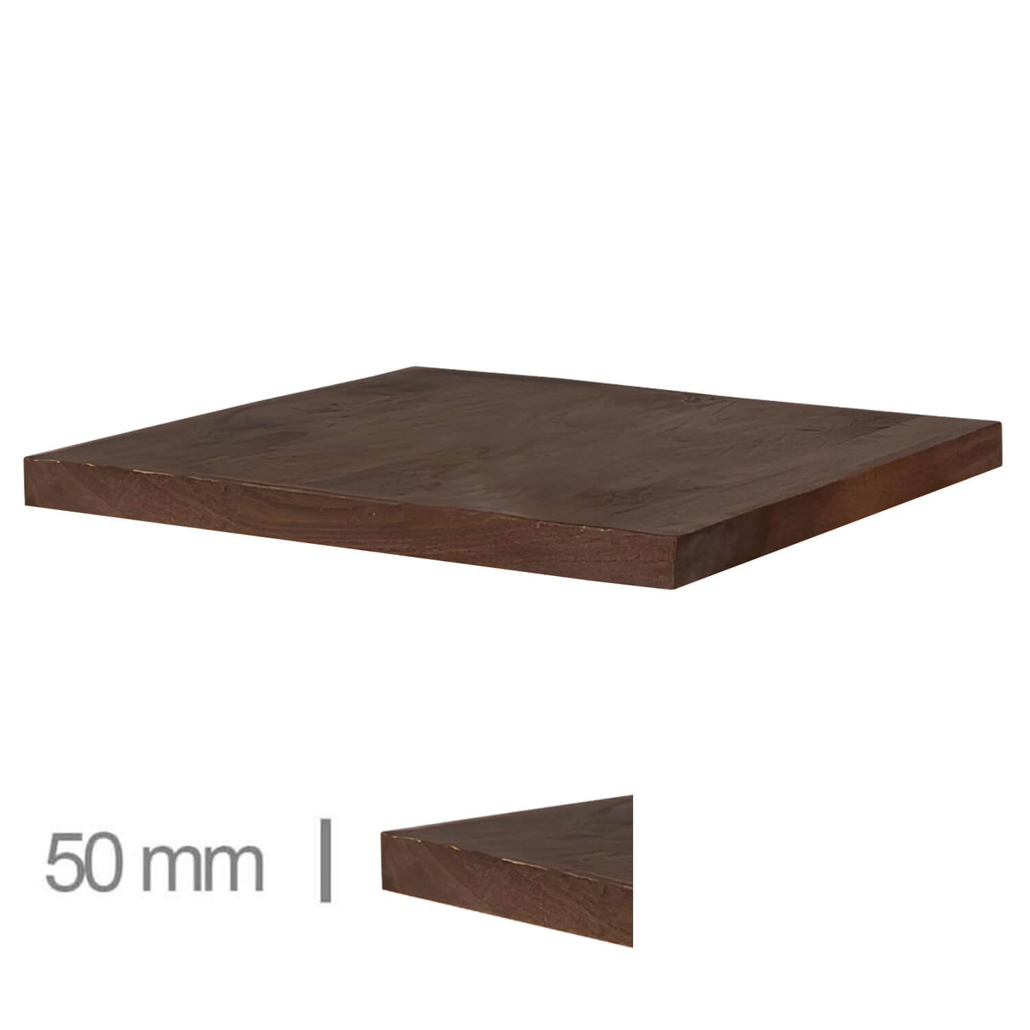 Plateau De Table De Café, Restaurant Et Horeca En Bois De Manguier - Mango - 5 Cm D'Épaisseur