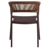 Terrasstoel-CECILE-Armleuning-Stapelbaar-Bruin-Kunststof-Touw-A