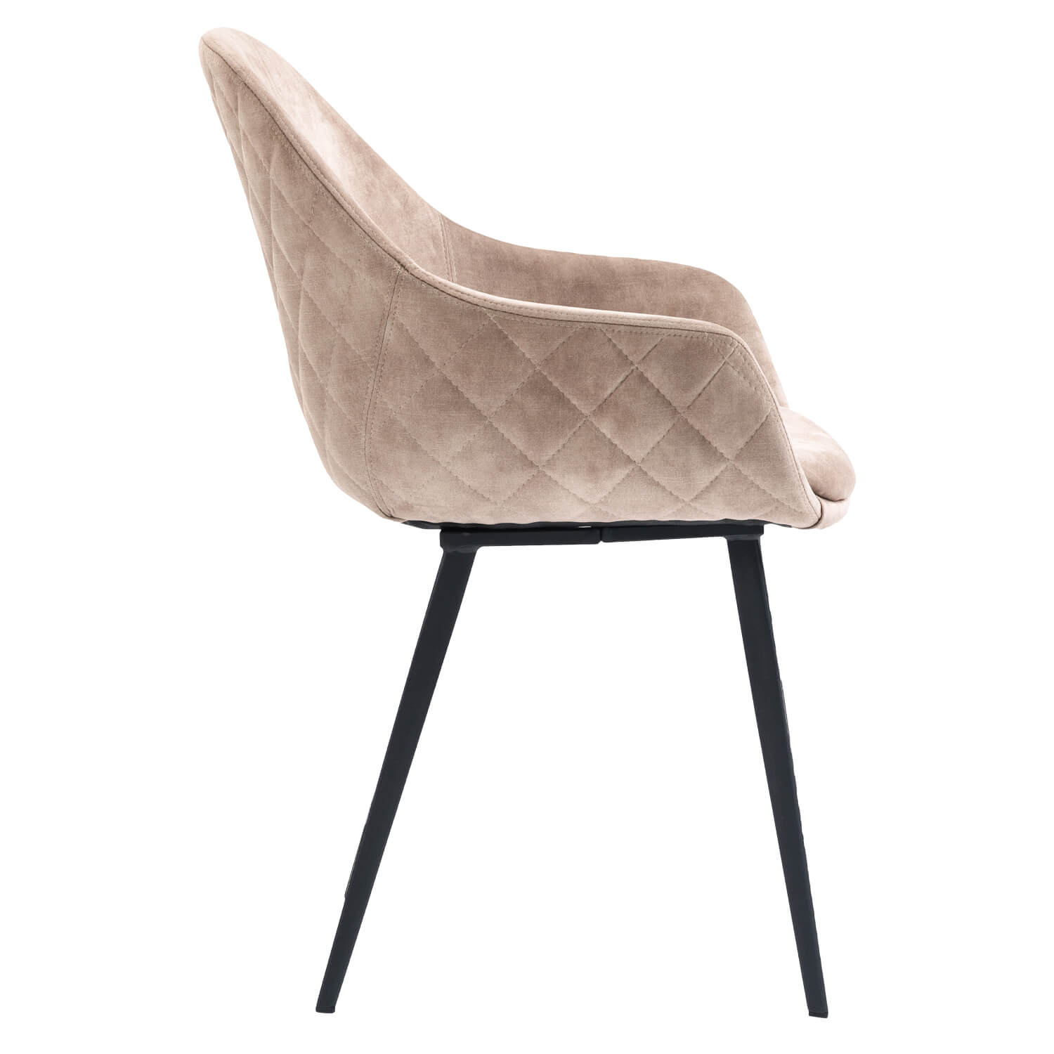 Horeca-Armstoel-CAMILLE-Beige-VelvetFluweel-2