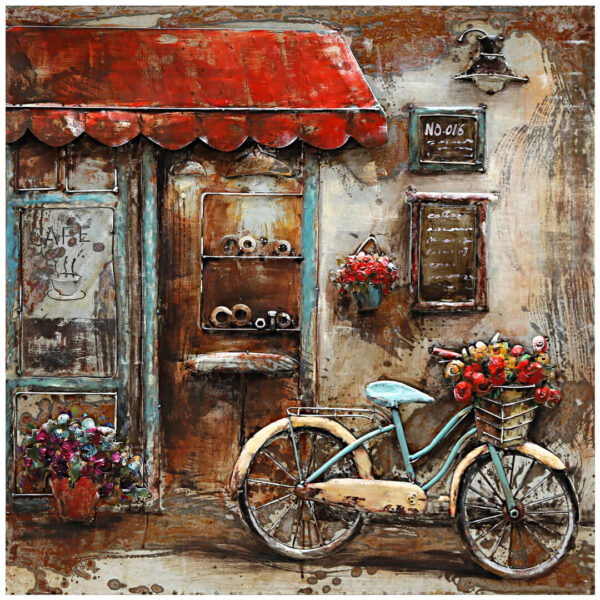Horeca-Schilderij-3D-Metaal-417-100x100-cm