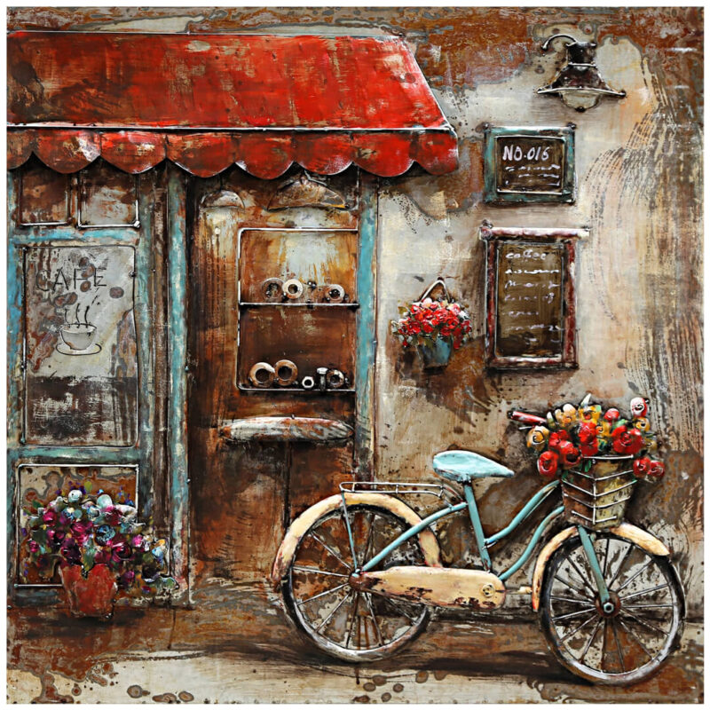 Horeca-Schilderij-3D-Metaal-417-100x100-cm
