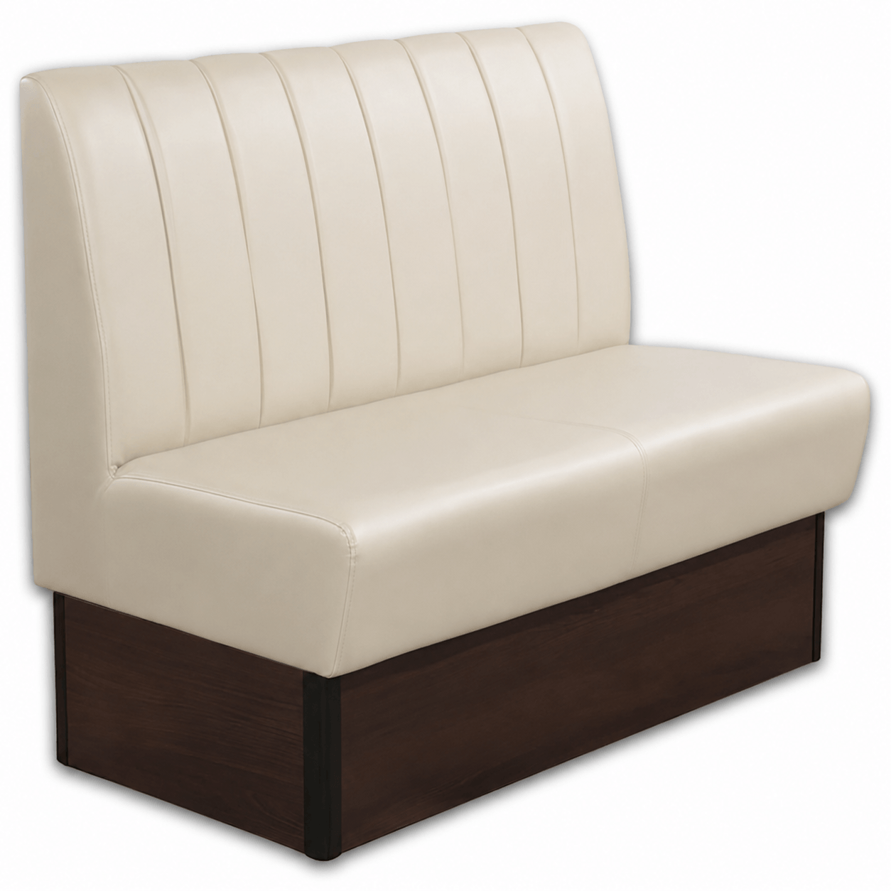 Horeca-Eetbank-SAFRAN-Creme-Kunstleer-120-cm