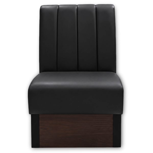 Horeca-Eetbank-SAFRAN-Zwart-Kunstleer-60-cm
