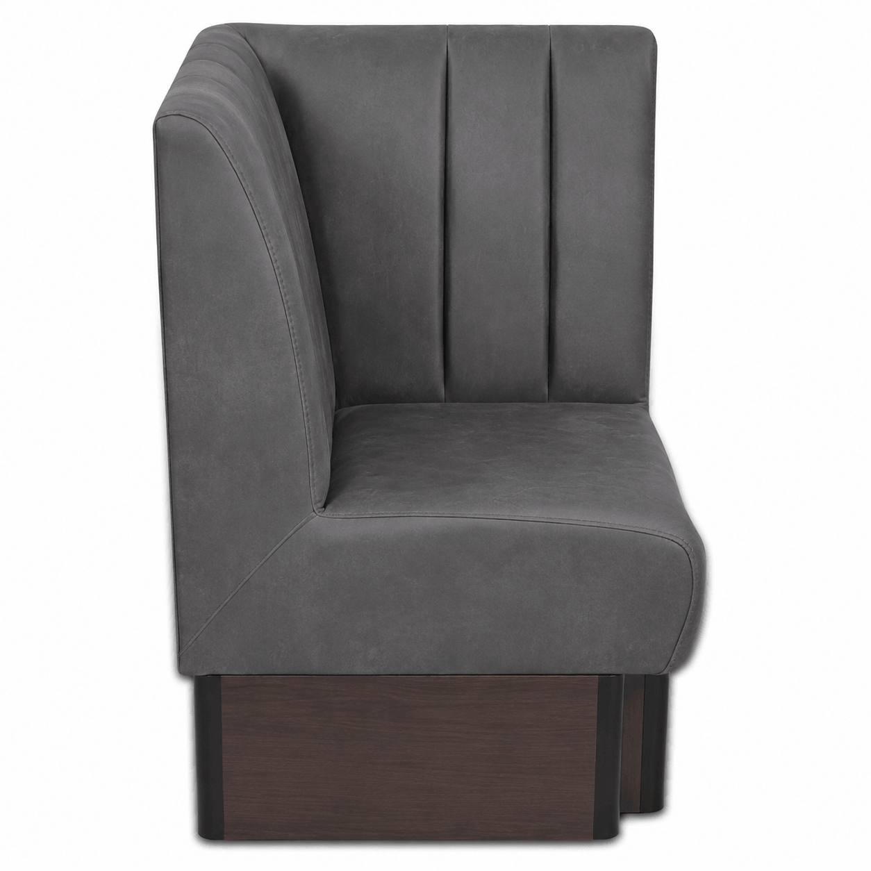 Horeca-Hoek-Eetbank-SAFRAN-Antraciet-Vintage-Microvezel