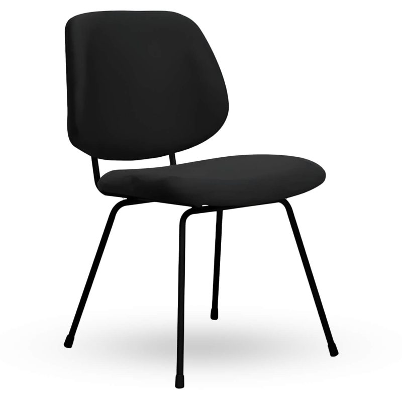 Horeca-Stoel-VelvetFluweel-Bello-Zwart