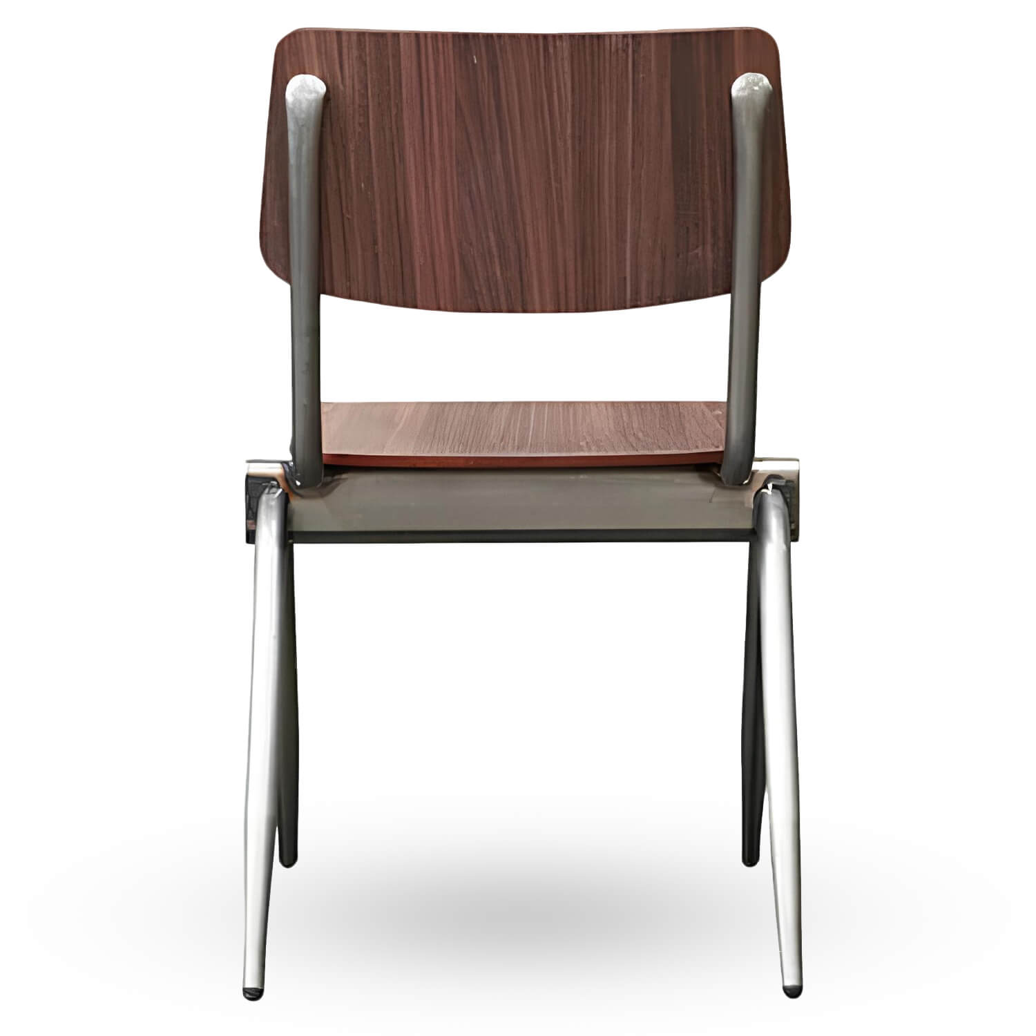 Stapelbare-Schoolstoel-OXFORD-Donkerbruin-Hout-A