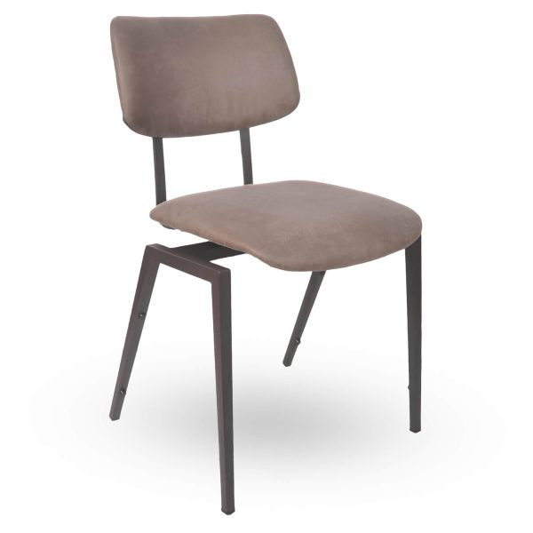 Stapelbare-Schoolstoel-URBAN-Taupe-Microvezel