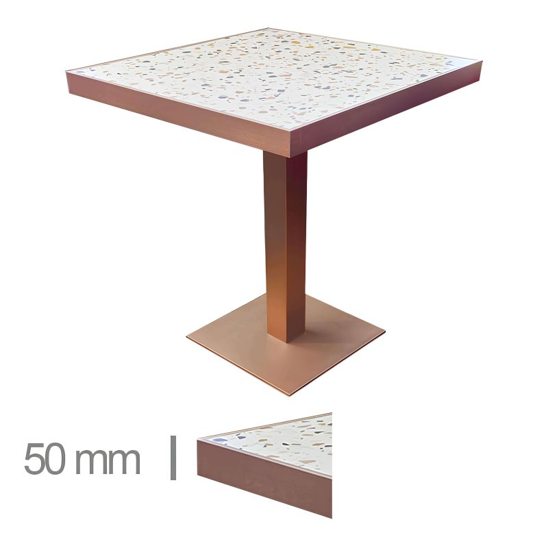 Horeca-Tafel-Met-Onderstel-FAUX-MARMER-ABRUZZO-EDGE-KOPER-60x60-cm