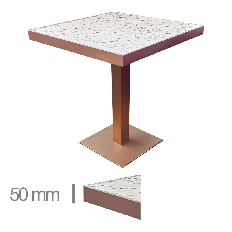 Horeca-Tafel-Met-Onderstel-FAUX-MARMER-ABRUZZO-EDGE-KOPER-70x70-cm