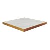 Horeca-Tafelblad-FAUX-MARMER-WIT-EDGE-GOUD-60x60-5cm-Dik