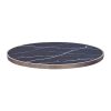 Horeca-Tafelblad-Rond-FAUX-MARMER-ZWART-EDGE-KOPER-R60x3cm-Dik