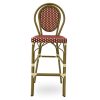 Horeca-Terras-Bar-Armstoel-MILANO-Bordeaux-Aluminium-Rattan-V